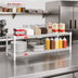Thumbnail image #2 for QuadTruss 2-Tier Front Case Merchandise Wire Shelving Unit, 42 x 14 x 14 Inches, White Epoxy Finish