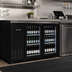 Thumbnail image #2 for Serv-Ware 49-Inch Two-Door Glass Door Back Bar Bottle Cooler, 10 Cu. Ft., Self-Contained