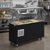 Thumbnail image #2 for Vollrath 2-Series Affordable Portable Refrigerated Cafeteria Unit, 3-Pan, Mobile With Breath Guard