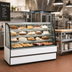 Thumbnail image #2 for Federal Industries Full-Service Curved Glass Refrigerated Bakery Display Case, 77.13 Inches W x 35.3 Inches D x 42 Inches H, Self-Contained