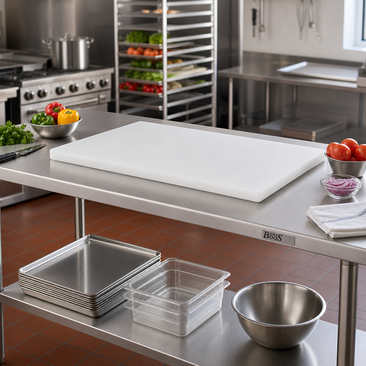 Product image #2 for John Boos 48-Inch x 30-Inch x 1-Inch Reversible Poly Work Table Replacement Top