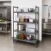 Thumbnail image #2 for Cambro Camshelving Basics Plus 4-Tier Solid Stationary Starter Polymer Shelving Unit, 24