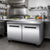 Thumbnail image #2 for Maxx Cold X-Series 60-Inch 2-Section Undercounter Freezer, 15.5 Cu. Ft.