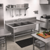 Thumbnail image #2 for John Boos Pro-Bowl 3-Compartment Platter Sink with Right Drainboard, 64-3/16