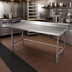 Thumbnail image #2 for Eagle Group Spec-Master Marine Series Stainless Steel Work Table with 4-1/2-Inch Backsplash, 84 x 30 Inches