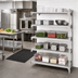 Thumbnail image #3 for Cambro Camshelving Premium 5-Tier Vented Add-On Polymer Shelving Unit, 24-Inch Deep x 54-Inch Long x 64-Inch High
