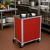 Thumbnail image #2 for Atlas Metal MEPD4H-6-1/2 Heated Mobile Plate Dispenser, Four Tube, 6-1/2 Inch Plate Capacity