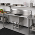 Thumbnail image #2 for John Boos Pro-Bowl 1-Compartment Sink with Left and Right 18-Inch Drainboards, 18 x 18 x 12-Inch Bowl, 16-Gauge Stainless Steel