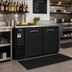 Thumbnail image #2 for Kelvinator Commercial 61-Inch 2-Solid-Door Back Bar Cooler with Self-Contained Side-Mounted Refrigeration