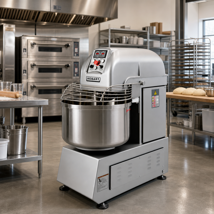Product image #2 for Hobart HSL130-1 Floor Spiral Mixer, 130-Pound Capacity, 2-Speed, 208V/3-Phase