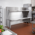 Thumbnail image #2 for La Rosa Refrigeration 114-Inch x 30-Inch Open Front Stainless Steel Modular Equipment Enclosure with 10-Inch Legs