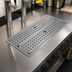 Thumbnail image #2 for Glastender DI-DP18X30 Drop-In Stainless Steel Drip Tray Trough with Removable Inserts, 30