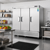 Thumbnail image #2 for Everest Refrigeration EBF3 Three-Section Bottom-Mount Reach-In Freezer, 71 Cu. Ft.