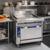 Thumbnail image #2 for Imperial Spec Series 36-Inch Heavy Duty Gas Range with 1/2-Inch Plancha Top and Open Cabinet Base
