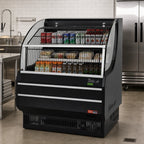Thumbnail image #2 for Turbo Air SCW-60SB Wire Security Cover with Locks for Open Display Merchandiser