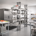 Thumbnail image #2 for Eagle Group Back-To-Back Heavy Duty Stainless Steel Floor-to-Ceiling Cantilevered Shelving Uprights, 120 Inches