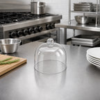 Thumbnail image #3 for American Metalcraft LFTD4 Clear Round Polycarbonate Dome Cover, 4-1/8 Inch Case of 48