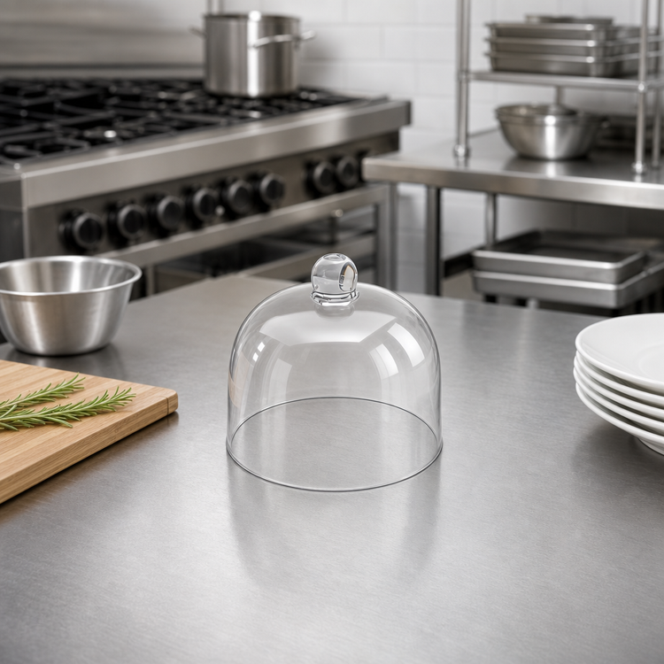 Product image #3 for American Metalcraft 4-1/8 Inch Clear Round Polycarbonate Dome Cover