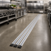 Thumbnail image #2 for Quantum Double Unit Floor Track Assembly Kit with 3 x 20-Foot V-Groove Aluminum Tracks