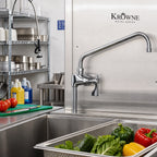 Thumbnail image #2 for Krowne Royal Series 21-139L 12-Inch Low-Lead Pre-Rinse Add-On Faucet, 3/8-Inch NPT Male Inlet x 3/8-Inch NPT Female Outlet