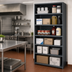 Thumbnail image #2 for Quantum IRONMAN 7-Shelf Closed Steel Shelving Unit, 18 x 36 x 75 Inches