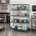 Thumbnail image #2 for EagleGard 4-Tier Stationary Wire Starter Shelving Unit with QuadTruss Shelves, 72W x 24D x 63H