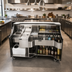 Thumbnail image #2 for Perlick Signature Series Freestanding Mobile Bar with Hand Sink, Ice Chest, Bottle Well, Drainboard, and Self-Contained Water System