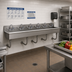 Thumbnail image #2 for Advance Tabco 100-Inch Wall-Mounted ADA-Compliant 5-Station Multiwash Hand Sink with 5 Faucets