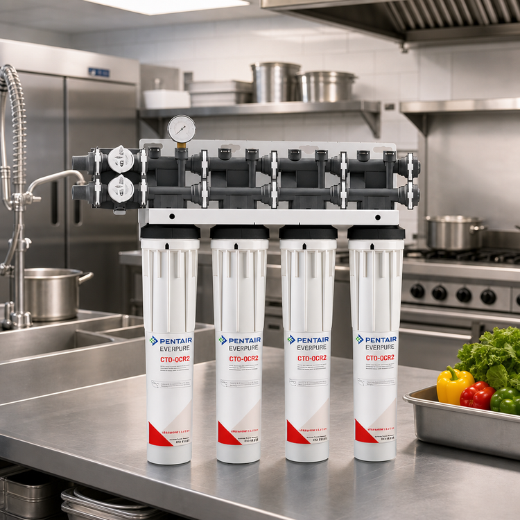 Product image #2 for Everpure QTCR-4 Quad Water Filter System with 4 CTO-QCR2 Cartridges