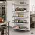 Thumbnail image #2 for Fermostock 5-Tier Polymer Shelving Unit Expansion Kit, 38 in. W x 22 in. D x 83 in. H