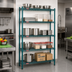 Thumbnail image #2 for EagleGard 5-Tier Stationary Wire Shelving Starter Unit, 60W x 18D x 86H, Hybrid Epoxy Finish