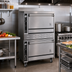 Thumbnail image #2 for Titan JTRH-236CC Heavy Duty 36 Inch Stacked Gas Convection Oven Range