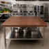 Thumbnail image #2 for John Boos Boos Block 72-Inch x 30-Inch American Black Walnut Kitchen Countertop with Varnique Finish