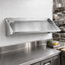 Thumbnail image #2 for Steel Works Stainless 42-Inch Wall-Mounted 304 Stainless Steel Slant Shelf with Drain Outlets