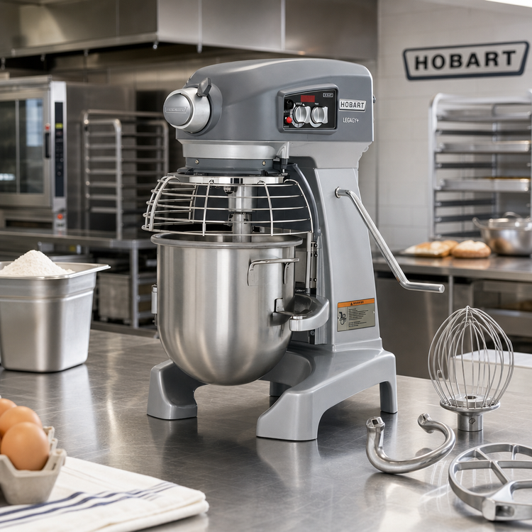 Product image #2 for Hobart Legacy+ HL120-1STD 12-Quart Heavy-Duty Bench-Type Planetary Mixer with Standard Accessory Package