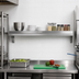 Thumbnail image #2 for Advance Tabco Special Value Series 60-Inch Wall-Mounted Tab-Lock Stainless Steel Shelf, 11-1/8-Inch Deep