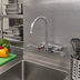 Thumbnail image #2 for T&S Brass Low-Lead Wall-Mount Workboard Mixing Faucet, 4