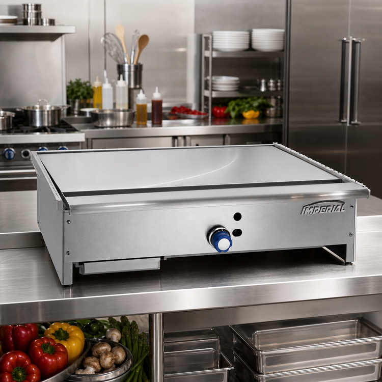 Product image #2 for Imperial ITY-36 36-Inch Countertop Gas Teppan-Yaki Griddle with 3/4-Inch Polished Steel Plate