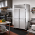 Thumbnail image #2 for True SPEC SERIES Pass-Thru Two-Section Reach-In Refrigerator with Solid Half Swing Doors Front and Rear, Stainless Steel, Top-Mounted Self-Contained