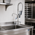 Thumbnail image #3 for T&S Brass Mini Pre-Rinse Unit, Single-Hole Deck Mount Mixing Faucet with 6