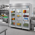 Thumbnail image #2 for Hoshizaki Steelheart R3A-FG Three-Section Reach-In Full Glass Door Refrigerator, 79.03 Cu. Ft., Standard Depth