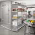 Thumbnail image #2 for Floor-Trak Single-Deep 7 Ft Floor Track Kit for Wire Shelving