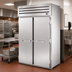 Thumbnail image #2 for True Spec Series Roll-Thru Heated Holding Cabinet, Two-Section, Solid Swing Doors, Stainless Steel Front with Aluminum Sides