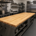 Thumbnail image #2 for John Boos Boos Block 96-Inch x 27-Inch Northern Hard Rock Maple Kitchen Countertop with Varnique Finish