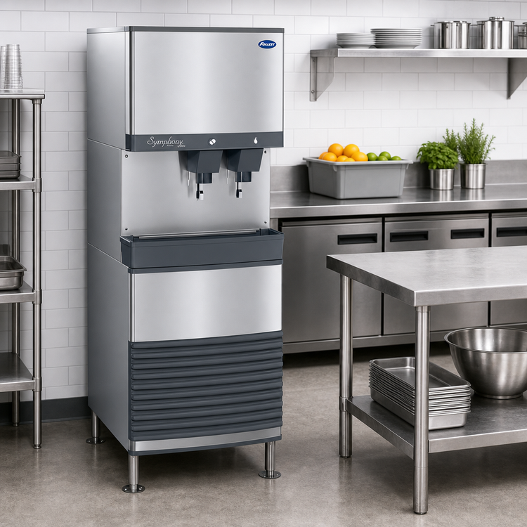 Product image #2 for Follett Symphony Plus 110FB414W-L Freestanding Ice and Water Dispenser