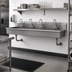 Thumbnail image #2 for Advance Tabco 80-Inch Wall-Mounted Multiwash Hand Sink with 4 Faucet Hole Sets