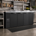 Thumbnail image #2 for True Premier Bar 92-Inch Four-Section Refrigerated Back Bar Cooler, Left-Side Self-Contained Refrigeration