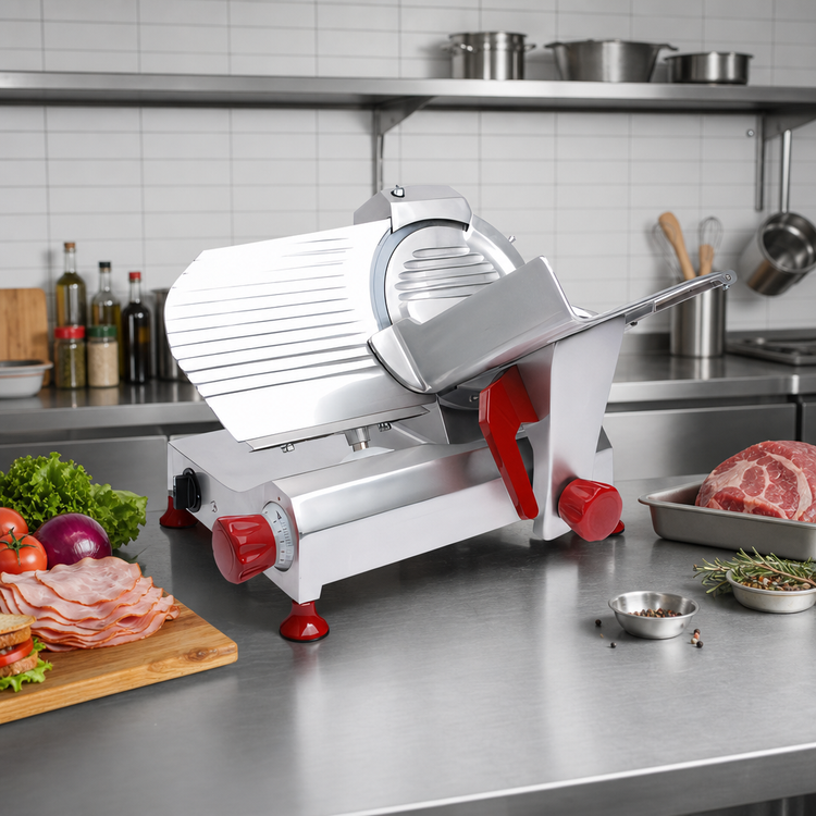 Product image #2 for Trento 10-Inch Manual Gravity Feed Countertop Meat Slicer, 0.35 HP, 110V