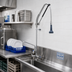 Thumbnail image #2 for EverSteel DuraPull Pull-Down Pre-Rinse Unit with Add-On Faucet, Single Hole Deck Mount, 12-Inch Swing Nozzle