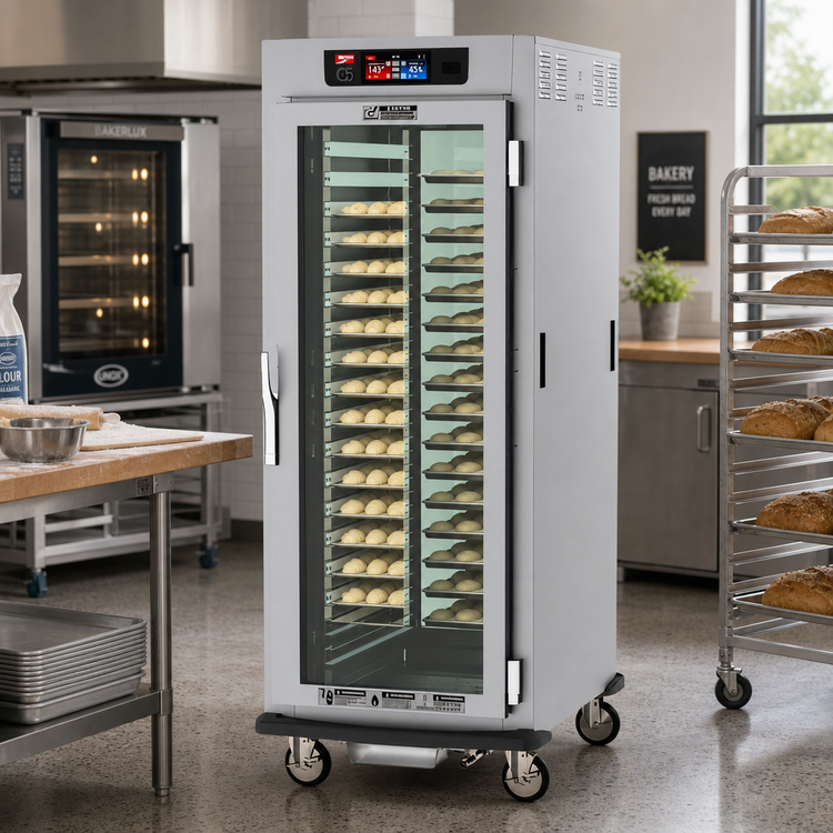 Product image #2 for Metro C5 9 Series Full-Height Pass-Thru Controlled Humidity Heated Holding and Proofing Cabinet with 2 Glass Doors, 120V